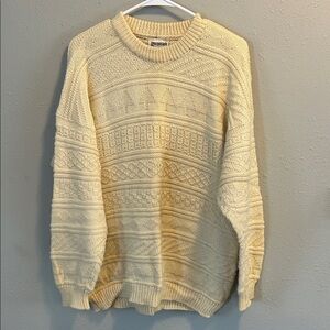 Vintage Rapaki Mahana Knit Crewneck Wool Holiday Sweater
